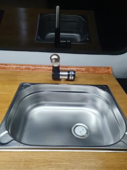 Wasserhahn Armatur klappbar für Caravan Wohnmobil Wohnwagen chrom